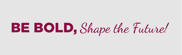 Tagline with different fonts and punctuation